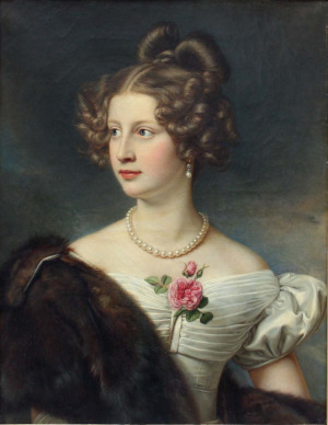 Portrait de Amalie von Sternfeld (1808 - 1888)