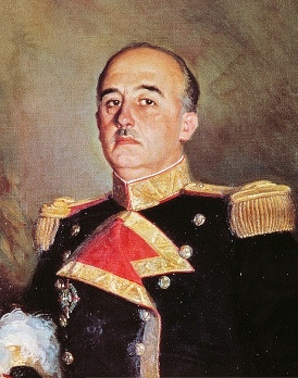 Portrait of le général Franco (1892 - 1975)