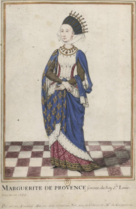 Portrait de Marguerite de Provence (1221 - 1295)