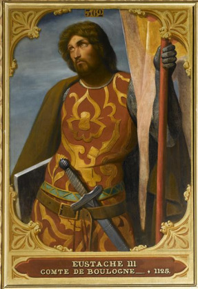 Portrait de Eustache III de Boulogne (1058 - 1125)