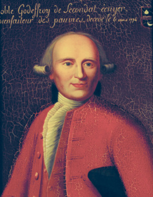 Portrait de Godefroy de Secondat (1702 - 1774)