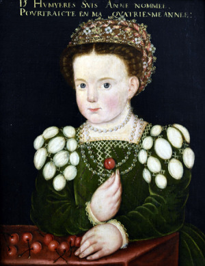 Portrait de Anne d'Humières (1565 - ap 1585)