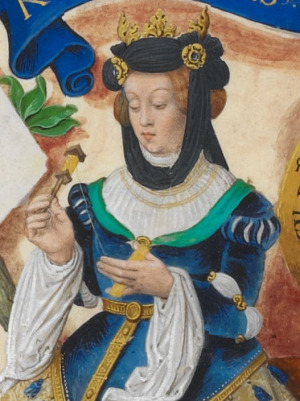 Portrait de  Agnès d'Aquitaine (1103 - 1159)