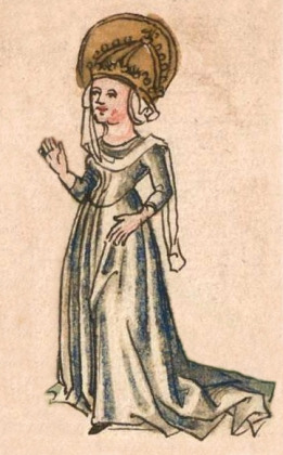 Portrait de Hildegarde de Vintzgau (758 - 783)