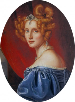 Portrait de Wilhelmine von Dornberg (1803 - 1835)