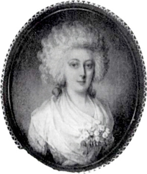 Portrait de Emilie Marguerite Félicité Vernet (1760 - 1794)