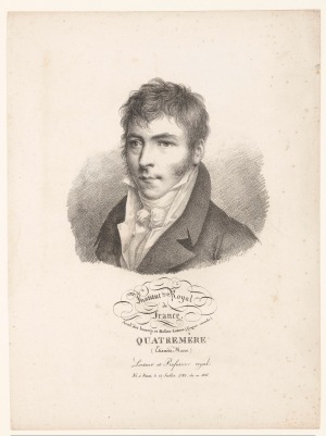 Portrait of Étienne Marc Quatremère (1782 - 1857)