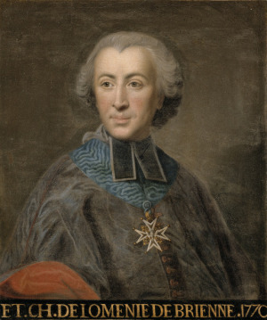 Portrait de Loménie de Brienne (1727 - 1794)