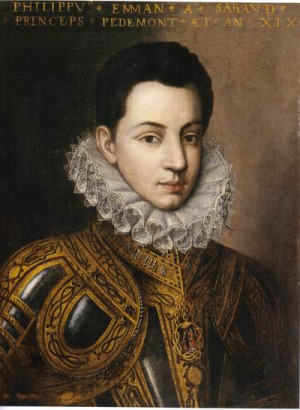 Portrait de Filippo Emanuele di Savoia (1586 - 1605)