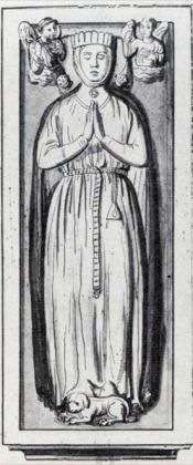 Portrait of Agnès de Baudement (c. 1130 - aft. 1204)