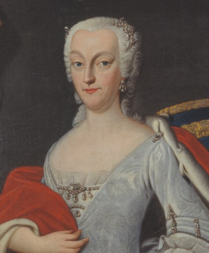 Portrait de Anna von Schwarzburg-Rudolstadt (1700 - 1780)