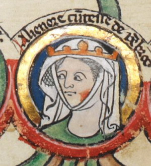 Portrait de Eleanor Plantagenêt (1215 - 1275)