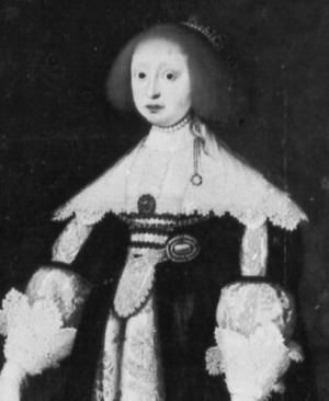 Portrait de Maria Elisabeth von Sachsen (1610 - 1684)