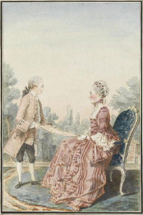 Portrait de Marie-Charlotte Hamouÿ de Fontenay (av 1777 - 1795)