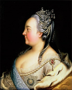 Portrait de Élisabeth Ière de Russie (1709 - 1762)