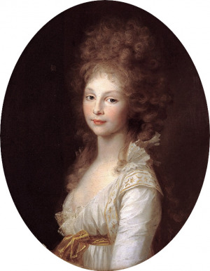 Portrait de Friederike von Mecklenburg-Strelitz (1778 - 1841)
