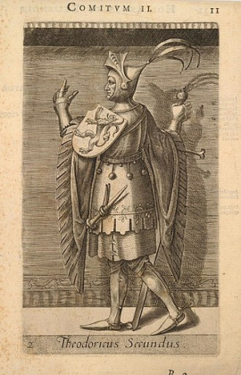Portrait de Thierry II de Frise occidentale (ca 930 - 988)
