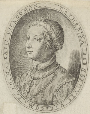 Portrait de Caterina Visconti (1362 - 1404)