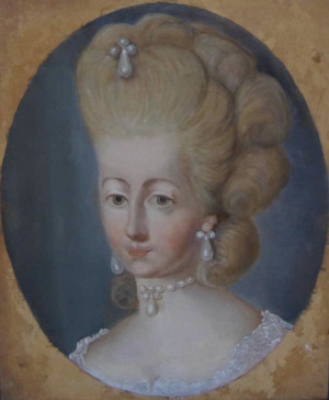 Portrait de Marguerite Philippe Rosalie Mayrot de Mutigney (1708 - 1775)