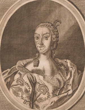 Portrait de Brygida Petronela Radziwiłł (1727 - 1773)