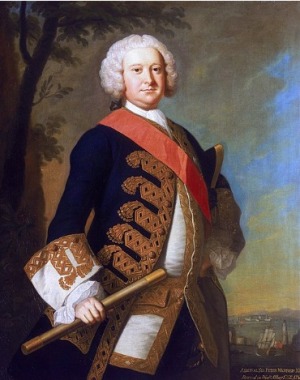 Portrait de Peter Warren (1703 - 1752)