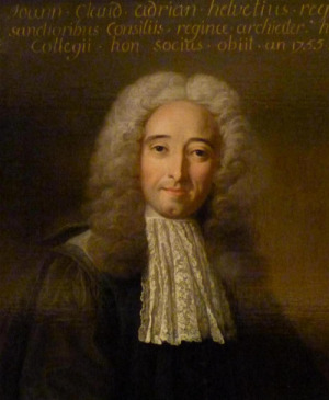 Portrait de Jean Claude Adrien Helvetius (1685 - 1755)
