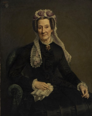 Portrait de Charlotte de Coster (1805 - 1891)