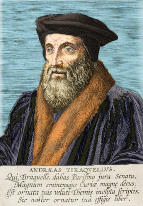 Portrait de André Tiraqueau (ca 1480 - 1558)