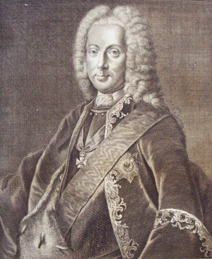 Portrait de Georg Friedrich Wilhelm Karl von Brandenburg-Kulmbach (1688 - 1735)