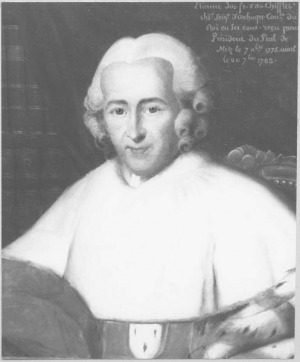 Portrait de François-Xavier Chifflet d'Orchamps (1717 - 1782)