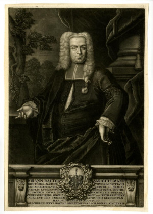 Portrait de Johann Balthasar Gullmann Sohn (1666 - 1732)