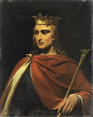 Portrait de Chilpéric II (ca 671 - 721)