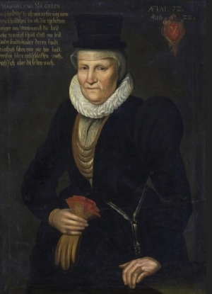 Portrait de Magdalena Nägeli (1550 - 1628)