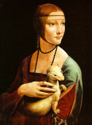 Portrait de Cecilia Gallerani (1473 - 1536)