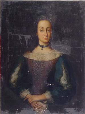 Portrait de Eleonora von Harrach (1623 - 1693)