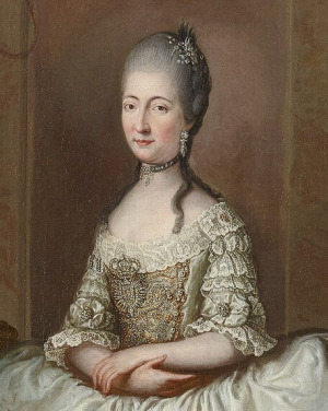 Portrait de Maria Beatrice d'Este (1750 - 1829)