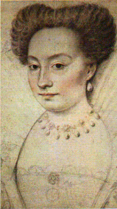 Portrait de  la belle Fosseuse (1566 - 1641)