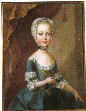 Portrait de Marie-Therese von Habsburg-Lothringen (1762 - 1770)