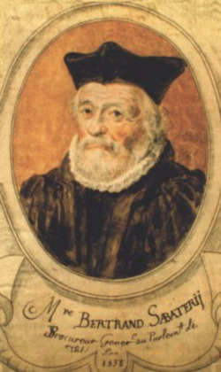 Portrait de Bertrand de Sabatery ( - 1569)