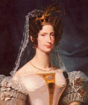 Portrait de Maria Teresa von Habsburg-Lothringen (1801 - 1855)