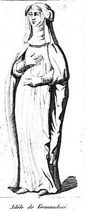 Portrait de Adélaïde de Vermandois (1071 - 1108)