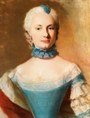 Portrait de Friederike von Hohenzollern (1732 - 1780)