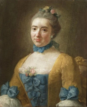 Portrait de Agathe Lamy d'Hangest ( - 1775)