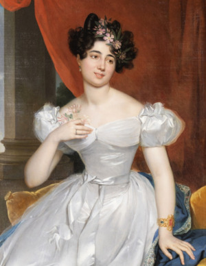 Portrait de Adèle Amys du Ponceau (1802 - 1861)