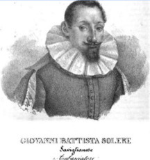 Portrait de Giovani-Battista di Solere (ca 1580 - )