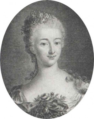 Portrait de Jeanne Anne Poncet de La Rivière (1730 - 1776)