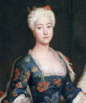 Portrait de Sophie von Preußen (1719 - 1765)