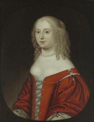 Portrait de Mauritia Margaretha van Nassau-Beverweerd (1637 - 1671)