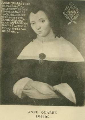 Portrait de Anne Quarré (1592 - 1655)
