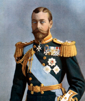 Portrait de King George V (1865 - 1936)
